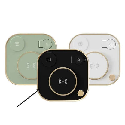Chargeur magnétique sans fil 3-en-1, lampe de bureau à charge rapide 15 W, compatible Les Visionnaires
