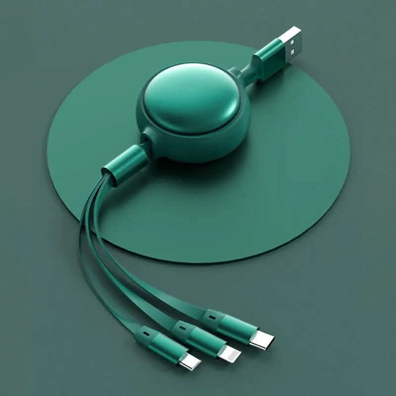 Câble USB 3 en 1 accessoire de recharge Les Visionnaires