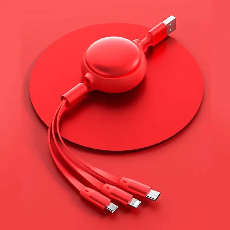 Câble USB 3 en 1 accessoire de recharge Les Visionnaires