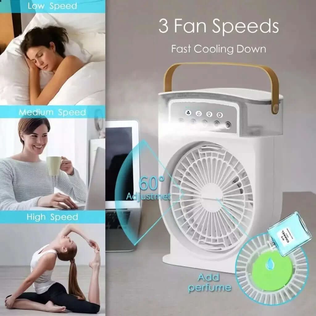Portable USB Air Conditioner Cooling Fan Les Visionnaires