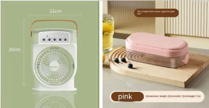 Portable USB Air Conditioner Cooling Fan Les Visionnaires