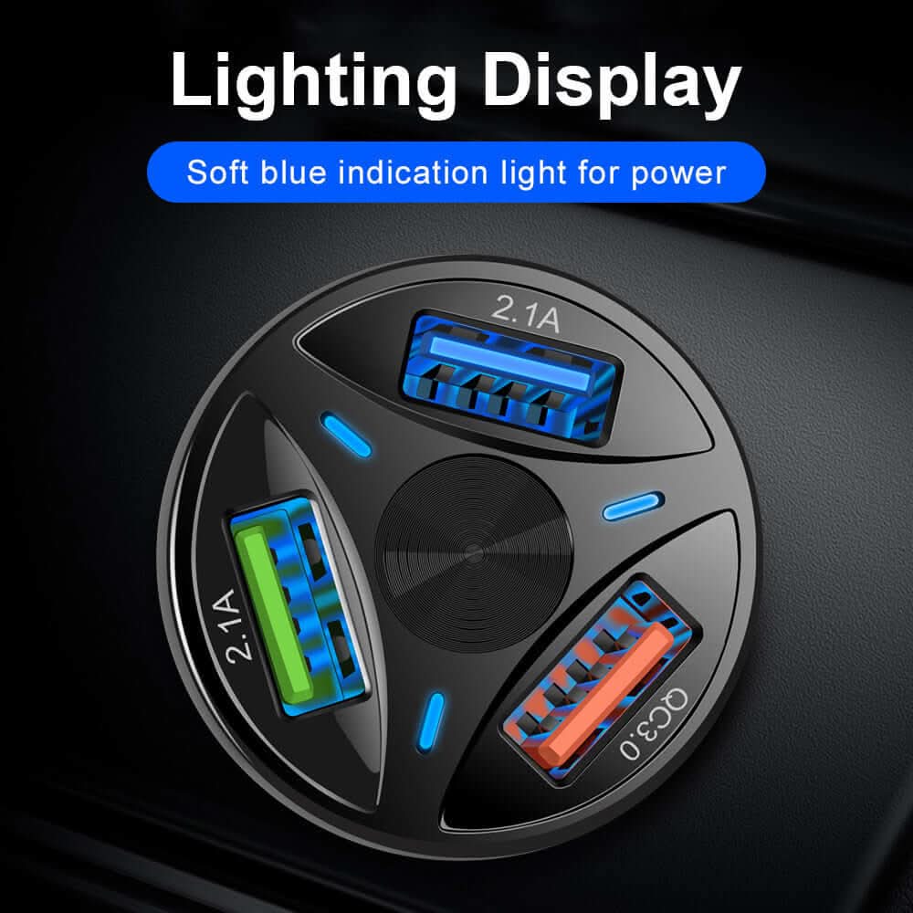 Chargeur rapide de voiture QC3.0USB Les Visionnaires