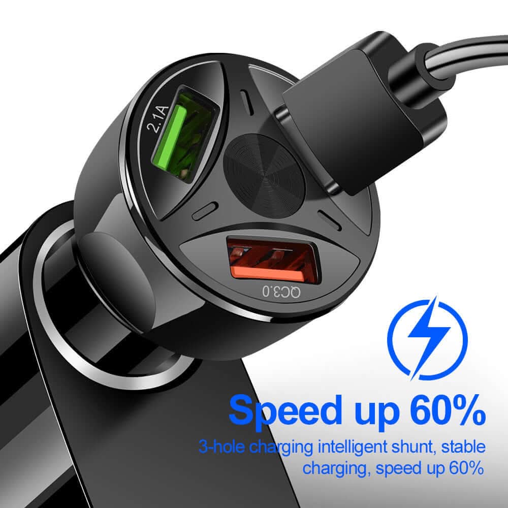 Chargeur rapide de voiture QC3.0USB Les Visionnaires