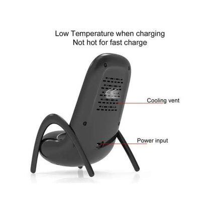 Chargeur sans fil rapide avec support kawaii Les Visionnaires