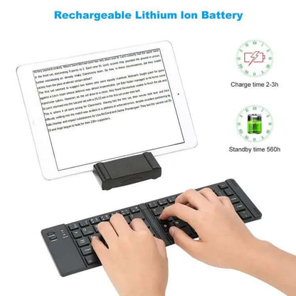clavier Bluetooth pliable en métal Les Visionnaires