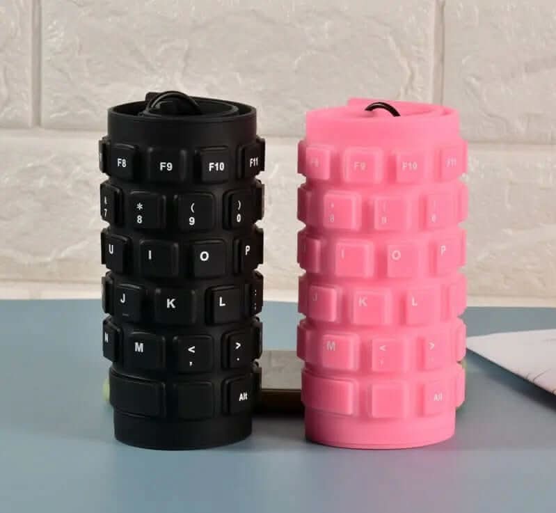 Clavier filaire 85 touches en silicone, silencieux, pliable, étanche ⌨️ Les Visionnaires