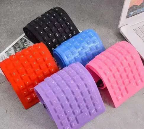 Clavier filaire 85 touches en silicone, silencieux, pliable, étanche ⌨️ Les Visionnaires