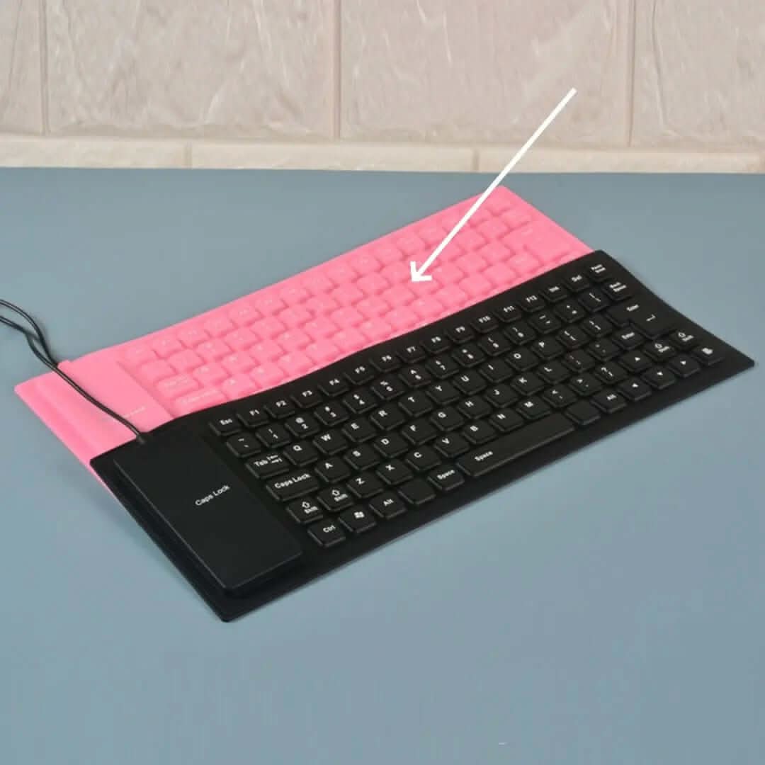 Clavier filaire 85 touches en silicone, silencieux, pliable, étanche ⌨️ Les Visionnaires