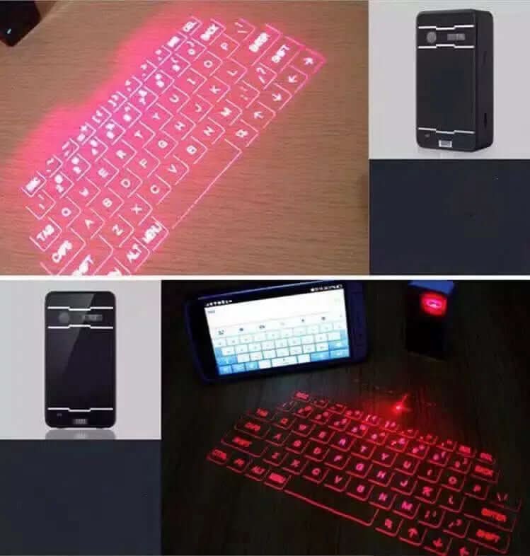 Clavier laser à projection Bluetooth sans fil Les Visionnaires