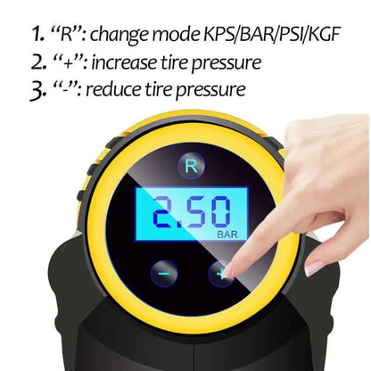 Compresseur d'air intelligent portable – Gonflage rapide et automatique Les Visionnaires