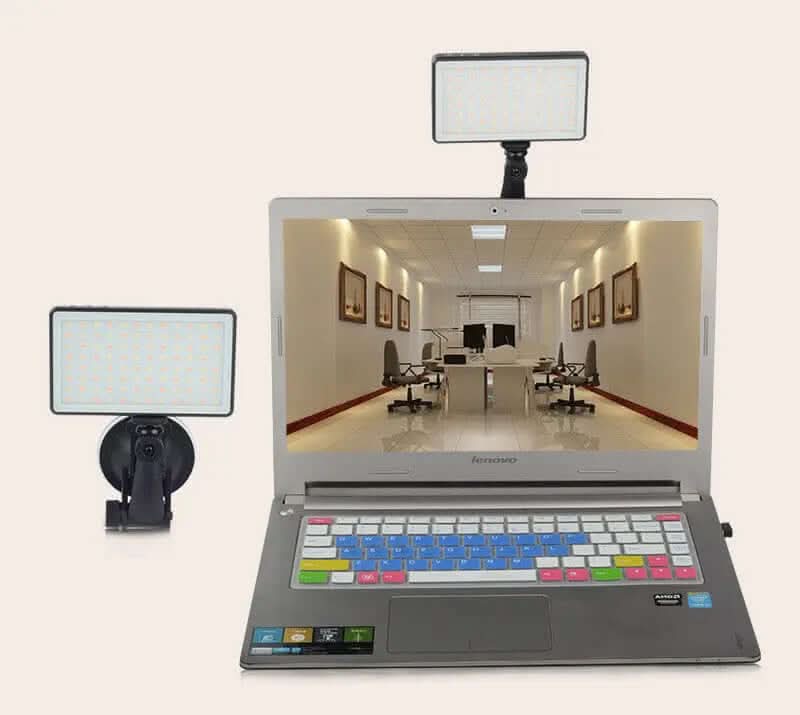 Éclairage LED pour vidéoconférence sur ordinateur portable Les Visionnaires