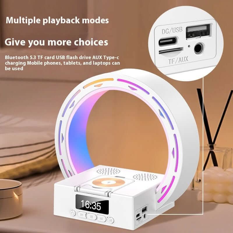 Enceinte Bluetooth 4 en 1, station de charge Les Visionnaires