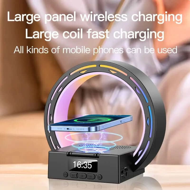Enceinte Bluetooth 4 en 1, station de charge Les Visionnaires