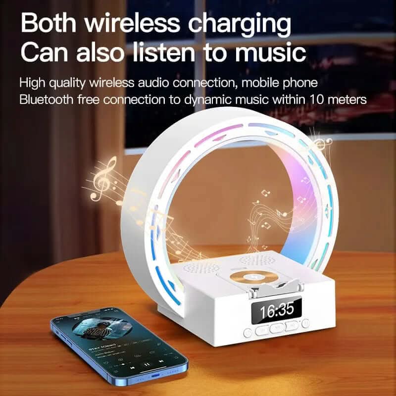 Enceinte Bluetooth 4 en 1, station de charge Les Visionnaires