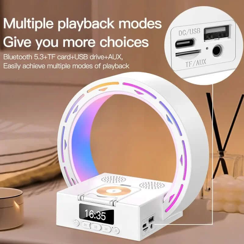 Enceinte Bluetooth 4 en 1, station de charge Les Visionnaires