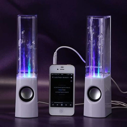 Enceinte sans fil avec fontaine LED Les Visionnaires