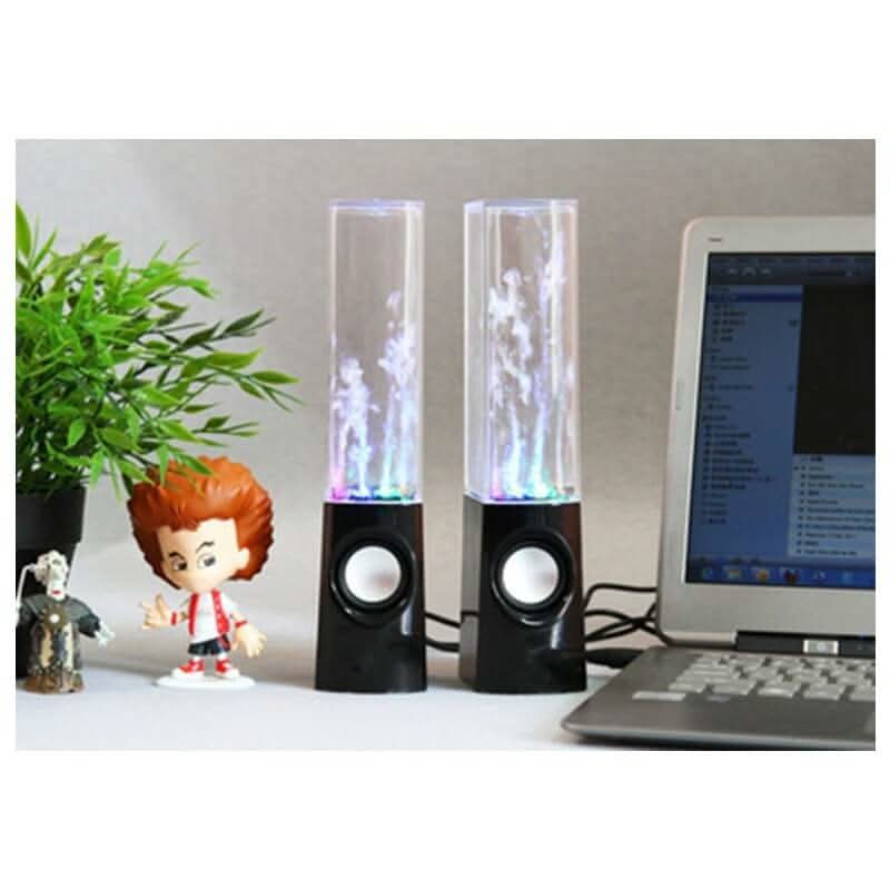 Enceinte sans fil avec fontaine LED Les Visionnaires