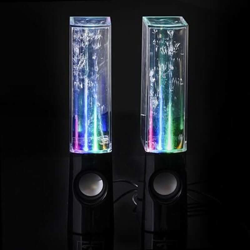 Enceinte sans fil avec fontaine LED Les Visionnaires