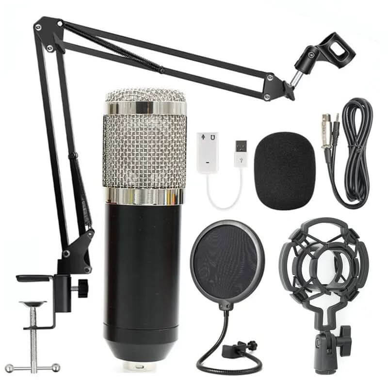 Ensemble de pieds de microphone en filet Les Visionnaires