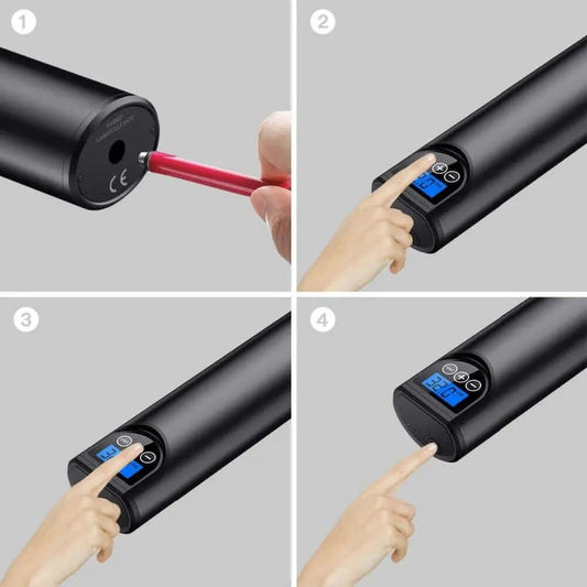 Gonfleur d'air portable multifonctionnel pour pneus de voiture Les Visionnaires