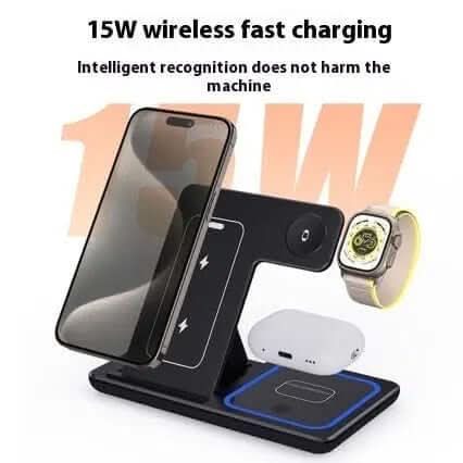 chargeur sans fil rapide 15W 3-en-1 : Les Visionnaires