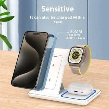 chargeur sans fil rapide 15W 3-en-1 : Les Visionnaires