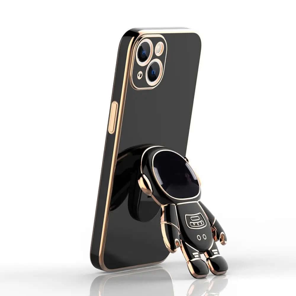 Coque de téléphone avec film d'objectif autonome et support électroplaqué Les Visionnaires