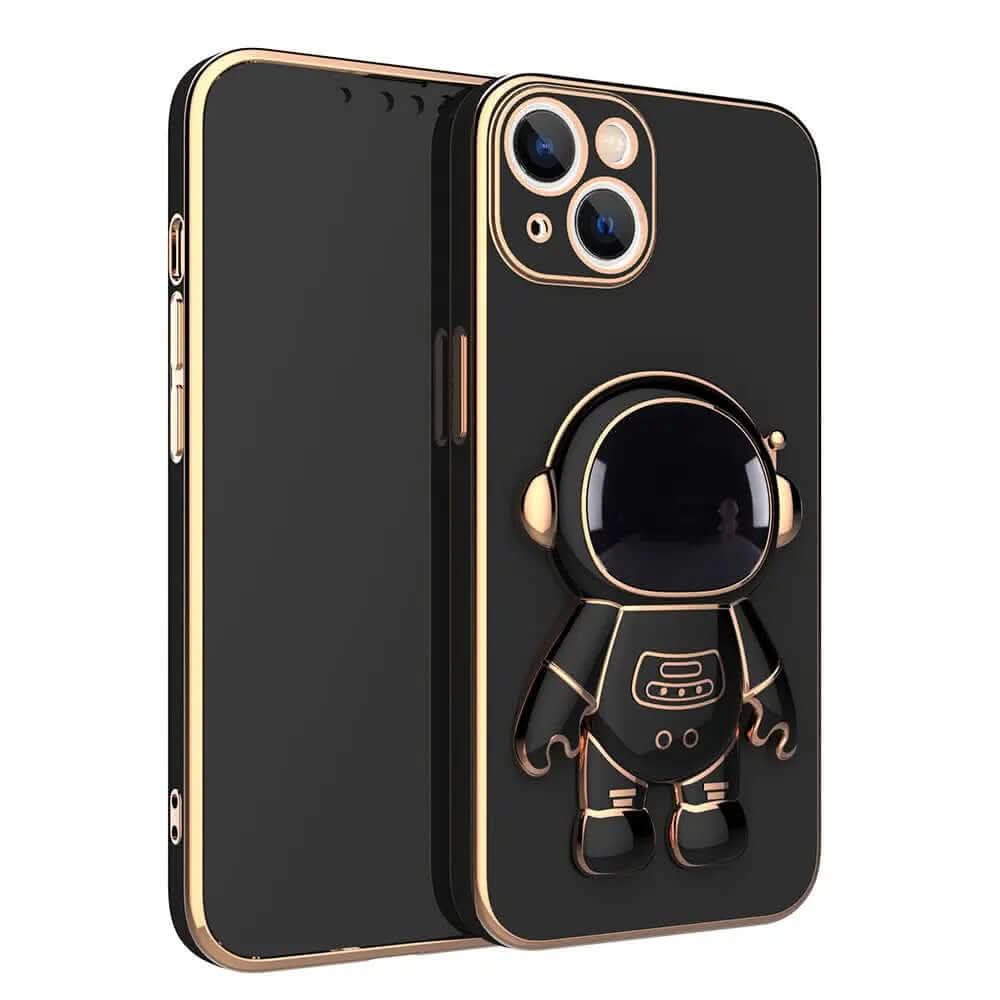 Coque de téléphone avec film d'objectif autonome et support électroplaqué Les Visionnaires