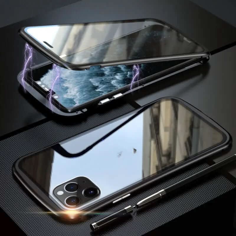 Coque de téléphone en verre double face pour iPhone 11 Les Visionnaires