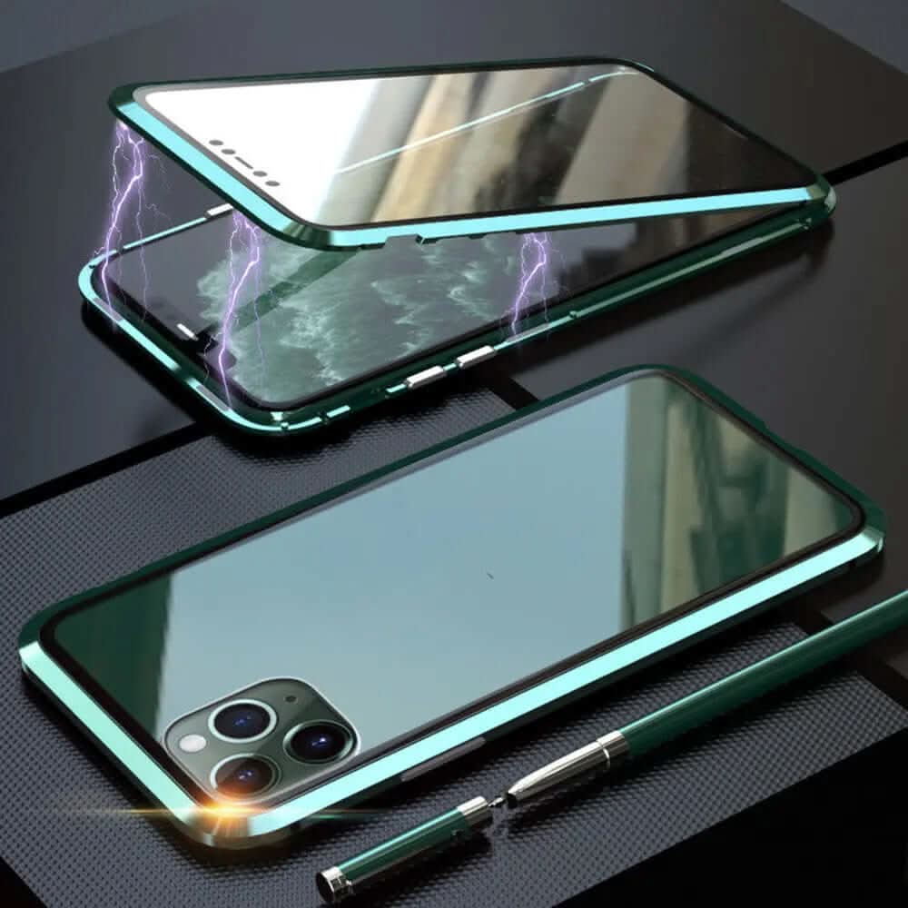 Coque de téléphone en verre double face pour iPhone 11 Les Visionnaires