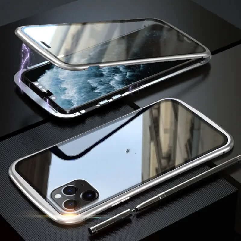 Coque de téléphone en verre double face pour iPhone 11 Les Visionnaires