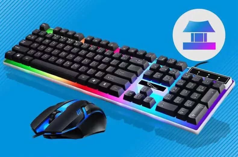 Kit clavier et souris lumineux Les Visionnaires