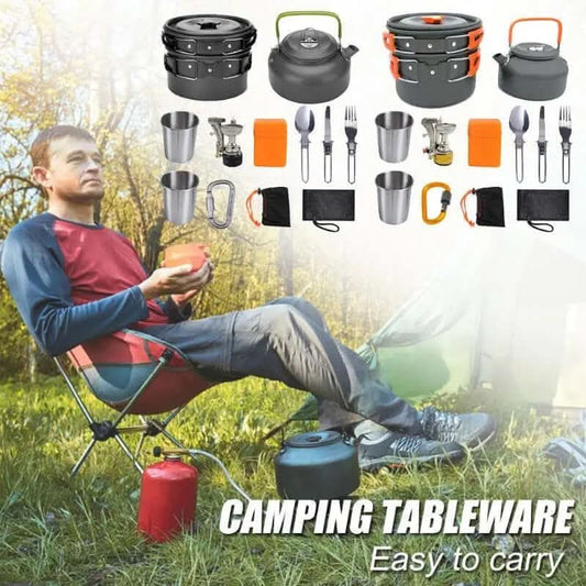 Camping Cookware Kit Outdoor Cooking Set Les Visionnaires
