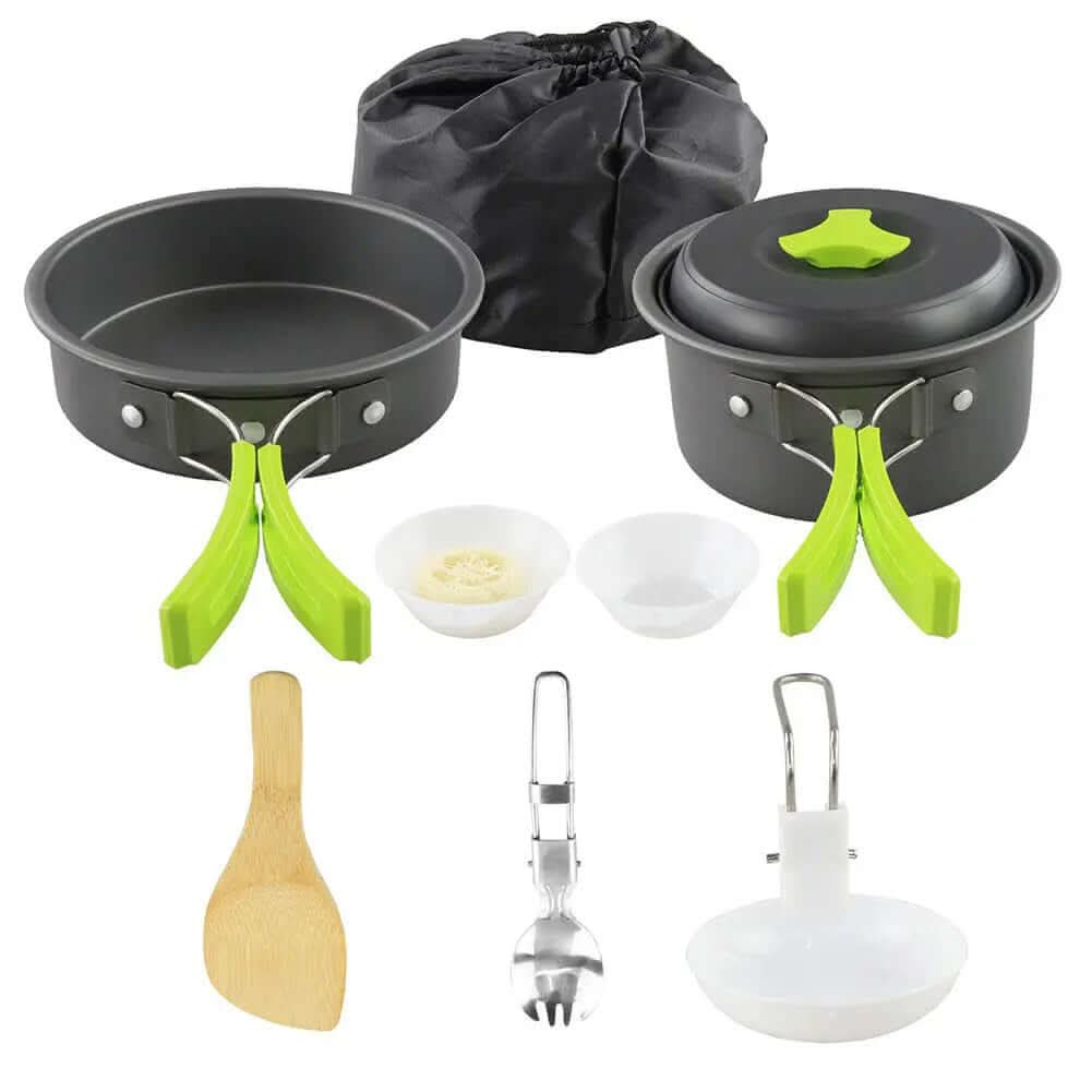 Camping Cookware Kit Outdoor Cooking Set Les Visionnaires