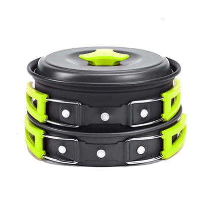Camping Cookware Kit Outdoor Cooking Set Les Visionnaires