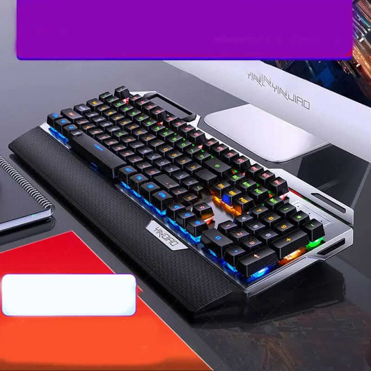 Clavier K100 métal gravé argenté, mécanique Les Visionnaires