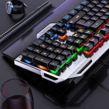 Clavier K100 métal gravé argenté, mécanique Les Visionnaires