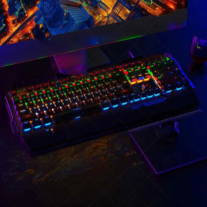 Clavier K100 métal gravé argenté, mécanique Les Visionnaires