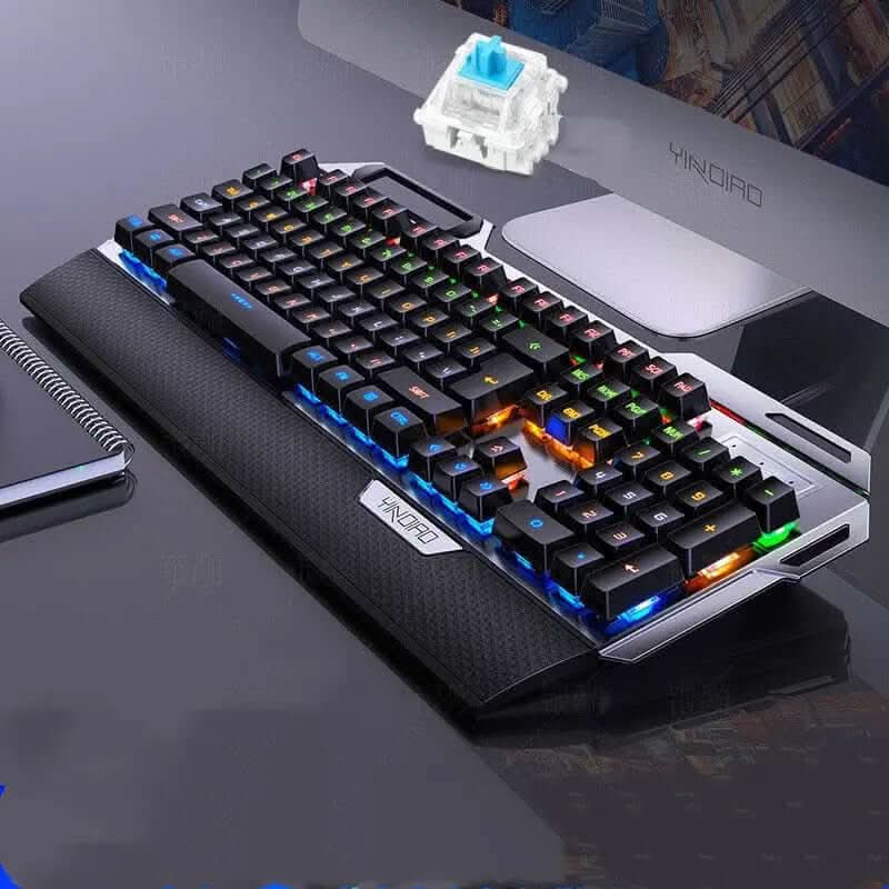Clavier K100 métal gravé argenté, mécanique Les Visionnaires