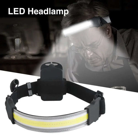 Lampe Frontale LED COB Rechargeable Les Visionnaires