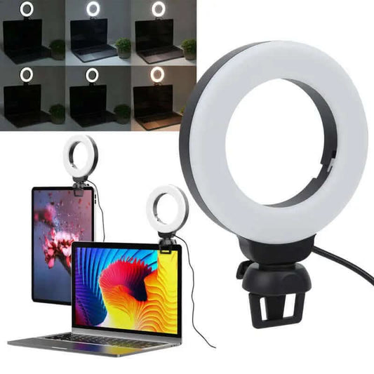 Lampe LED Annulaire pour Vidéoconférence et Photographie Les Visionnaires