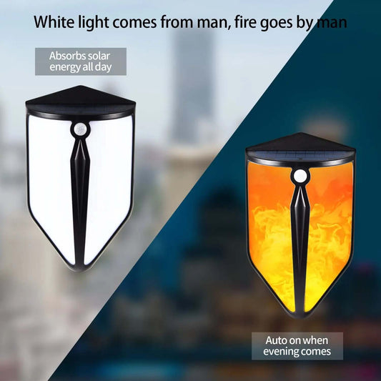 lampe murale solaire LED avec capteur de mouvement Les Visionnaires