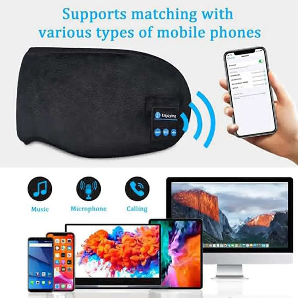 Masque de Sommeil - bluetooth intégré - Les Visionnaires