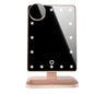 Miroir de maquillage tactile avec 20 LED, haut-parleur Bluetooth et musique Les Visionnaires