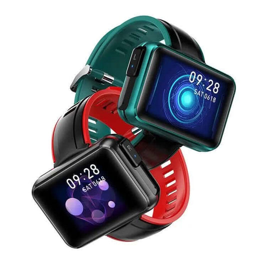 Montre Intelligente T91 2-en-1 avec Casque Bluetooth – Technologie et Polyvalence Les Visionnaires