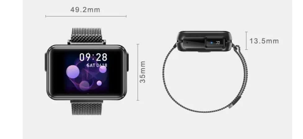 Montre Intelligente T91 2-en-1 avec Casque Bluetooth – Technologie et Polyvalence Les Visionnaires