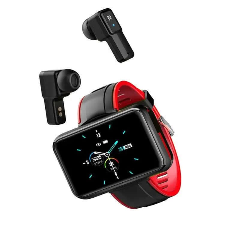 Montre Intelligente T91 2-en-1 avec Casque Bluetooth – Technologie et Polyvalence Les Visionnaires