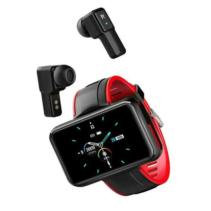 Montre Intelligente T91 2-en-1 avec Casque Bluetooth – Technologie et Polyvalence Les Visionnaires