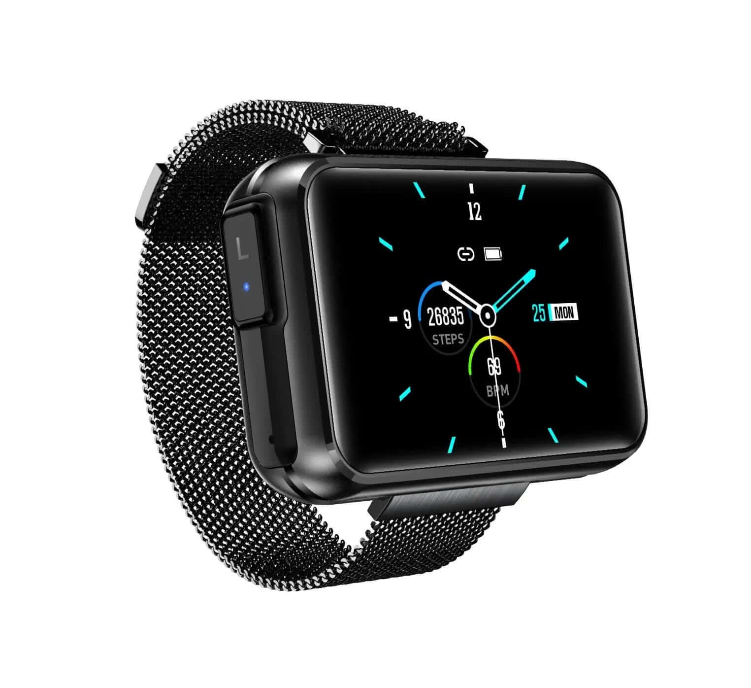 Montre Intelligente T91 2-en-1 avec Casque Bluetooth – Technologie et Polyvalence Les Visionnaires