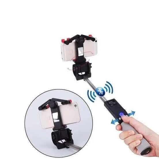 Perche à selfie panoramique Bluetooth PTZ à rotation 360° Les Visionnaires
